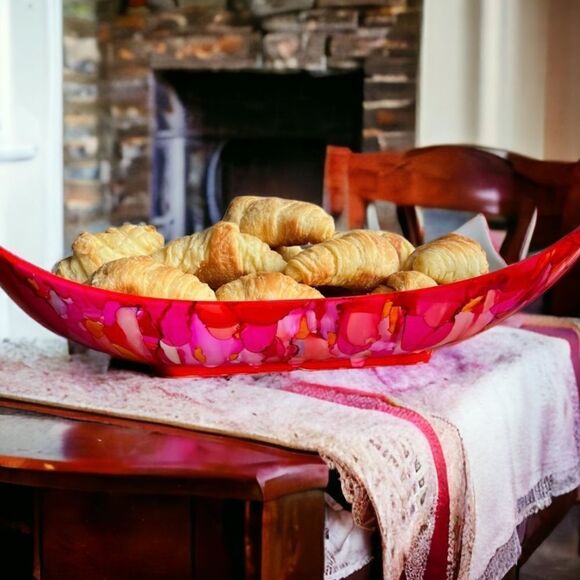 HANDCRAFTED Porcelain Serving Bowl/Platter - Picture 4 of 13